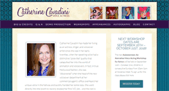 Desktop Screenshot of catherinecavadini.com